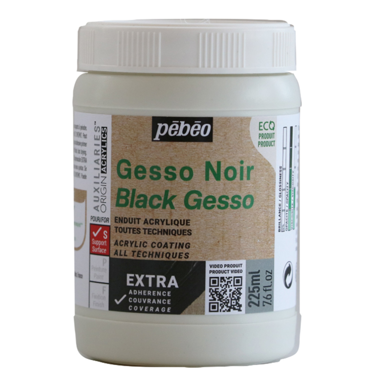 Грунт акриловый Pebeo Origin Acrylics 225 мл черный 885₽