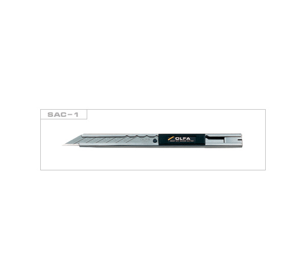 Нож OLFA с выдвижным лезвием 9 мм из нержавеющей стали Ультра-тонкий
