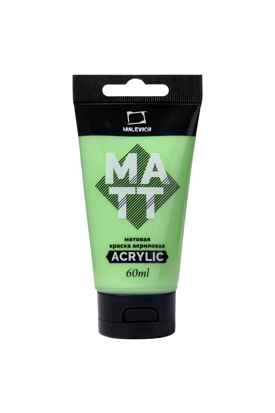 Акрил матовый Малевичъ туба 60 мл зеленая мята 157₽
