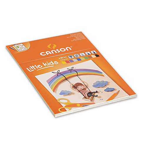 Альбом-склейка для рисования, бумага цветная Canson 