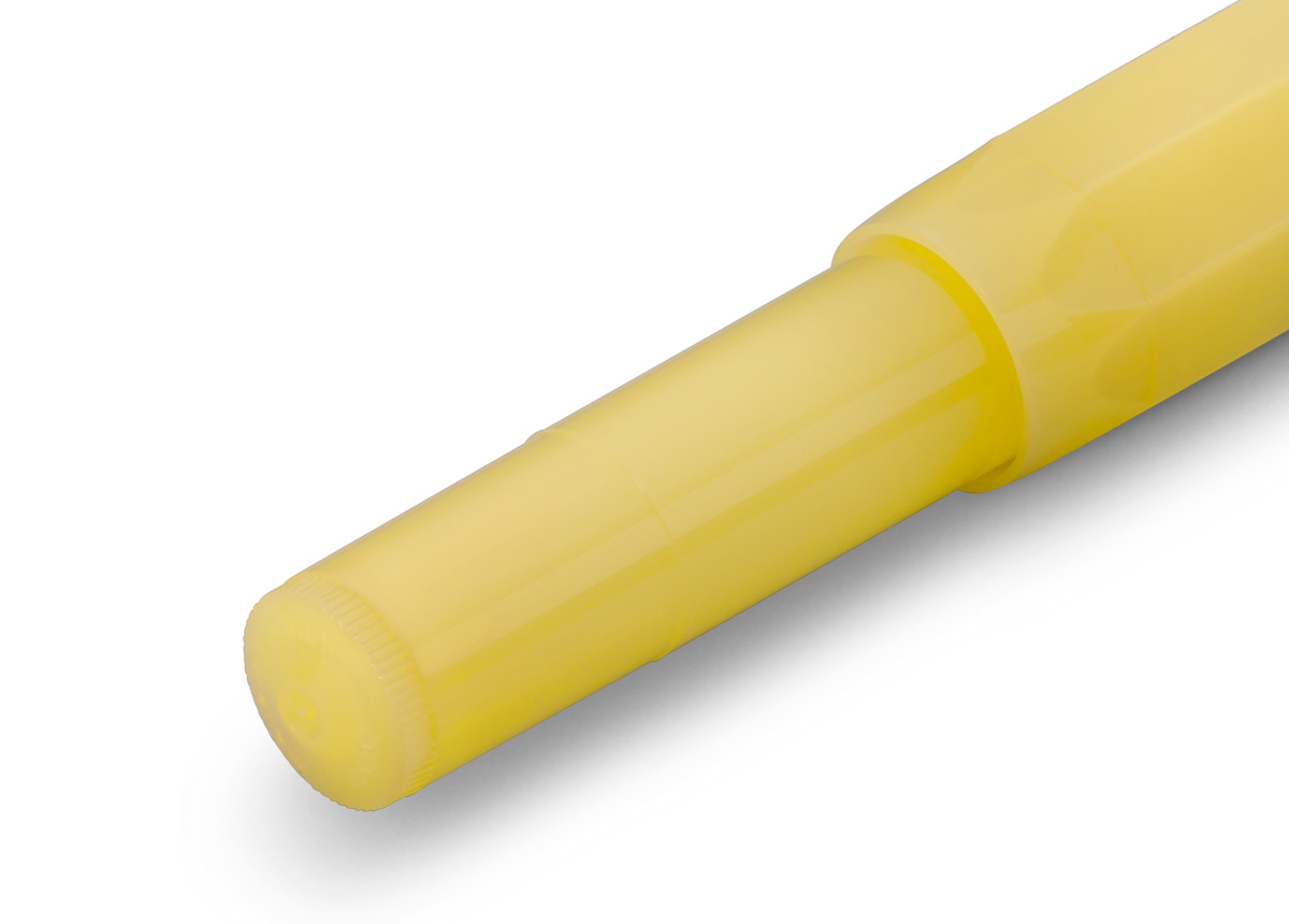 Ручка перьевая Kaweco CLASSIC FROSTED Sport M 0,9 мм, чернила синие, корпус банановый KW10001835 - фото 3