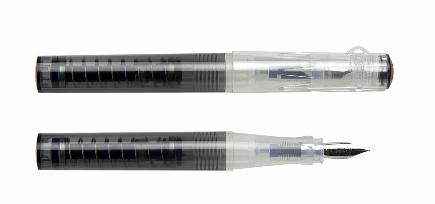 Ручка перьевая TWSBI GO, Темно-серый, F ручка перьевая малевичъ с конвертером перо ef 0 4 мм зеленая мята
