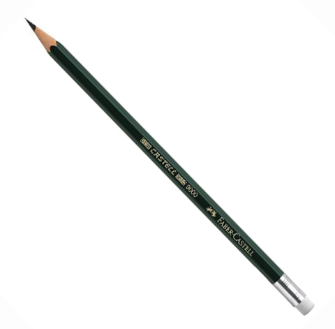 карандаш чернографитный faber castell goldfaber 1222 с ластиком hb Карандаш чернографитный Faber-Castell 