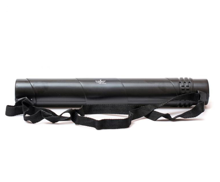Тубус телескопический 40-70 см d-6 см с ремнем Черный DOMINGO FERRER линейка гибкая 40 см domingo ferrer
