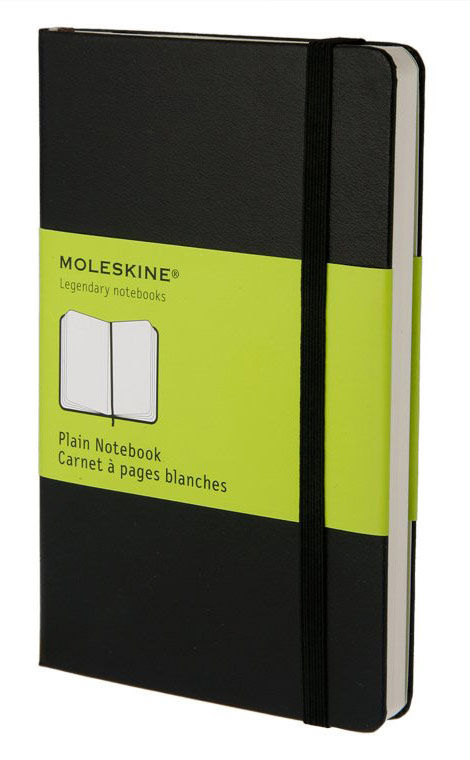 записная книжка в линейку moleskine classic pocket 9x14 см 192 стр обложка твердая синяя сапфир Записная книжка нелинованная Moleskine 