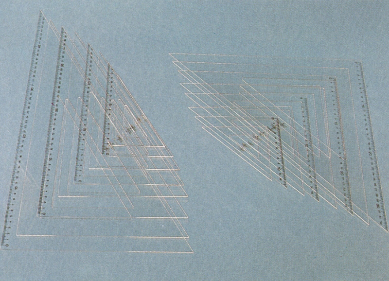 Угольник Domingo Ferrer 42 см 60 гр/45 гр, акрил