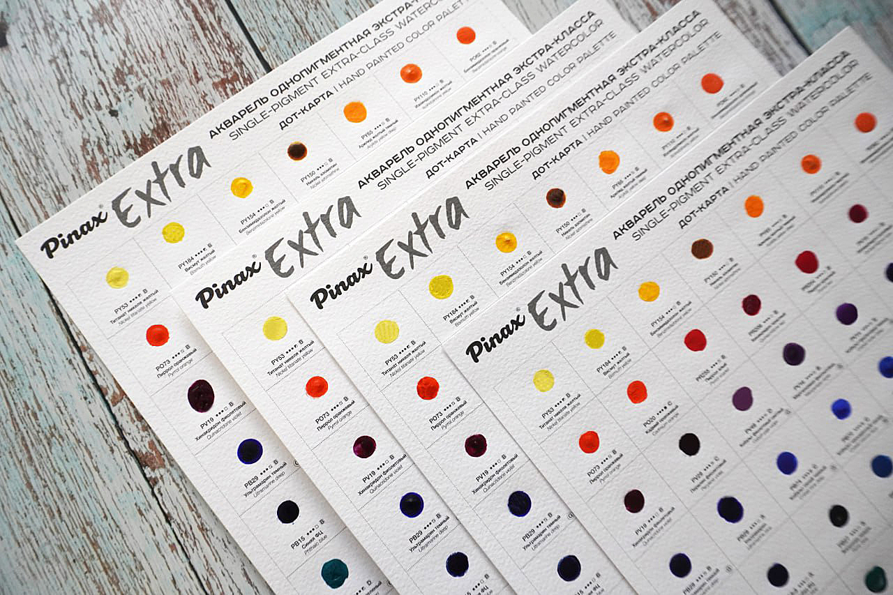 Дот-карта Pinax Extra акварель 840₽