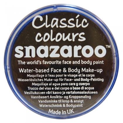 Краски для росписи лица и тела Snazaroo 75 мл, цвет черный