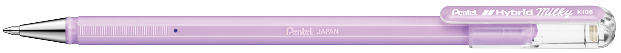 Ручка гелевая Pentel quotHybrid Milky quot 08 мм стержень пастельный фиолетовый 279₽
