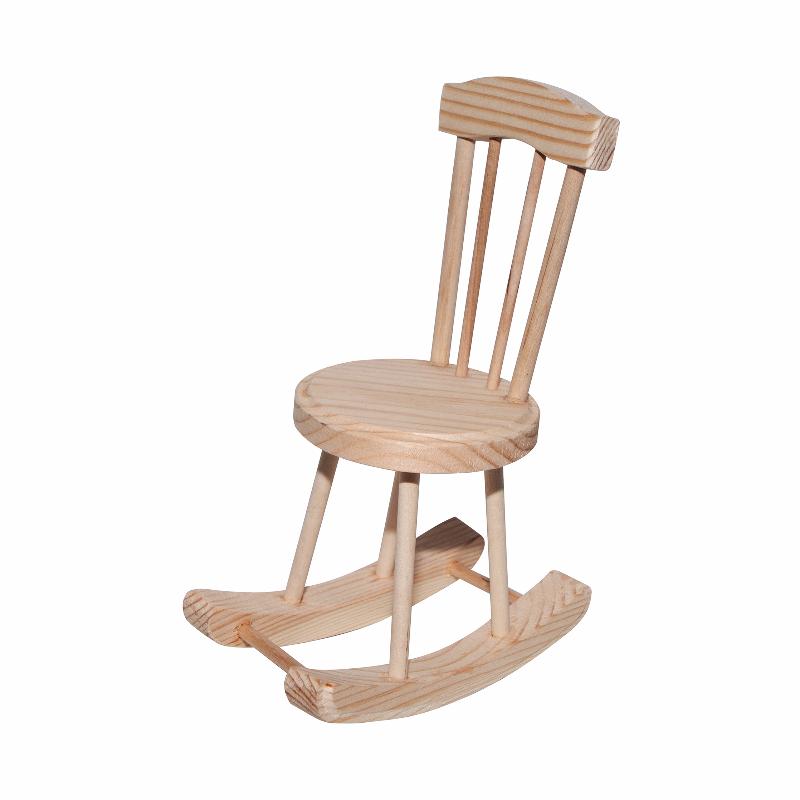 Современный дизайн кресла-качалки из тикового дерева с подушкой - Aarsun