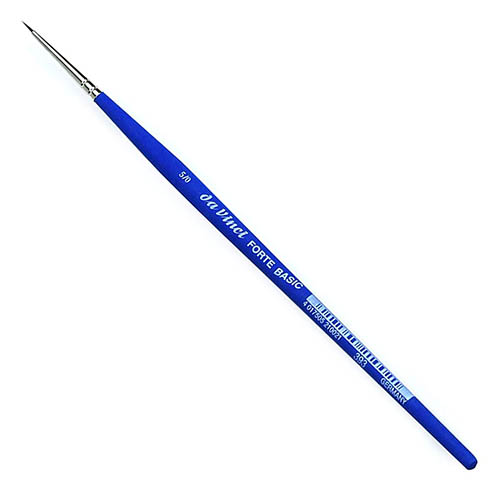 Кисть синтетика №5/0 круглая Da Vinci Forte Basic 393 короткая ручка