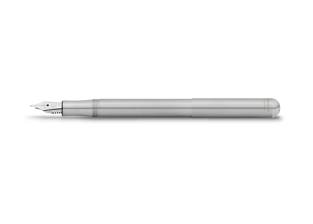Ручка перьевая Kaweco LILIPUT EF 0,5 мм, корпус серебристый и появилась фрау мед