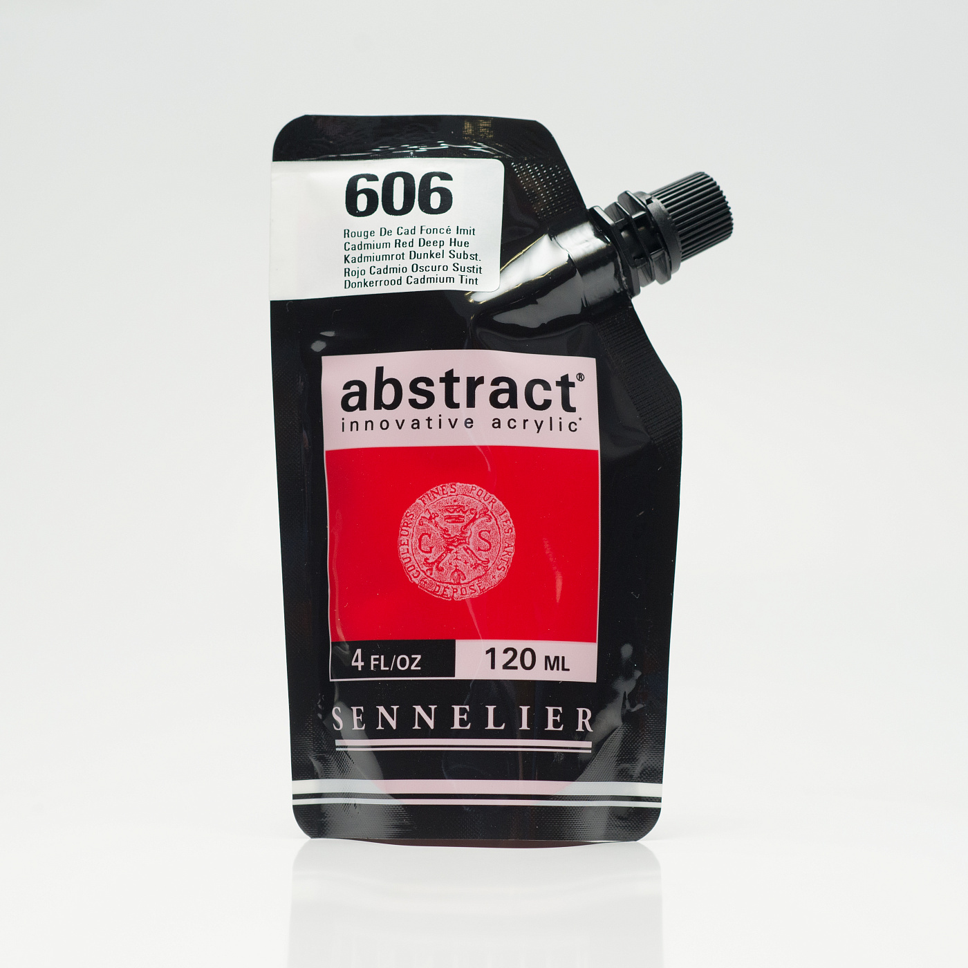 Акрил Sennelier "Abstract" 120 мл кадмий красный темный