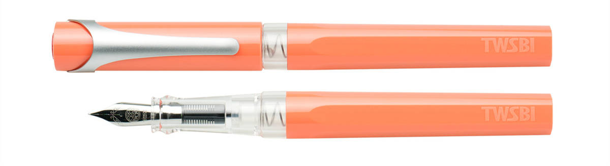 Ручка перьевая TWSBI SWIPE, Оранжевый ручка перьевая twsbi swipe салатовый 1 1