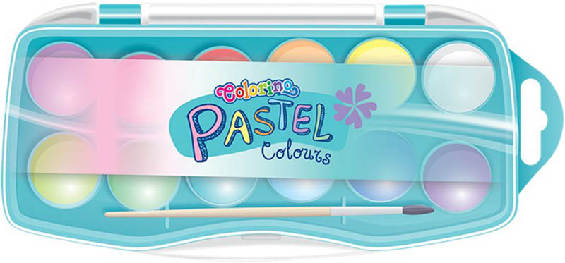 Набор акварели Colorino 12 пастельных цветов Clr-CL85443PTR - фото 1