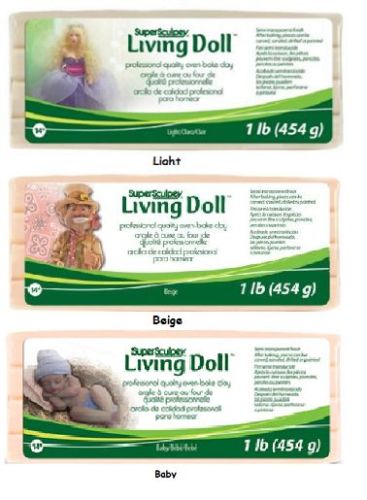 Super Sculpey Living Doll 1lb Baby