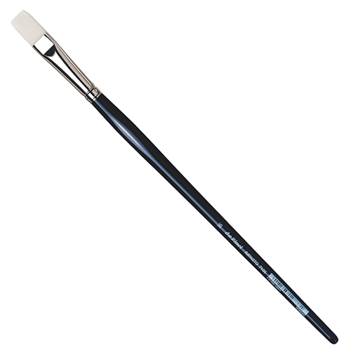 Кисть синтетика №16 плоская Da Vinci 7105 длинная ручка DV-7105-16 - фото 1