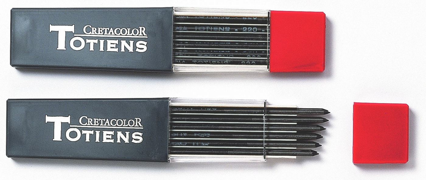 Набор стержней для цангового карандаша Cretacolor 6 шт 2 мм, HB сказки про карандаша и самоделкина чит по слогам