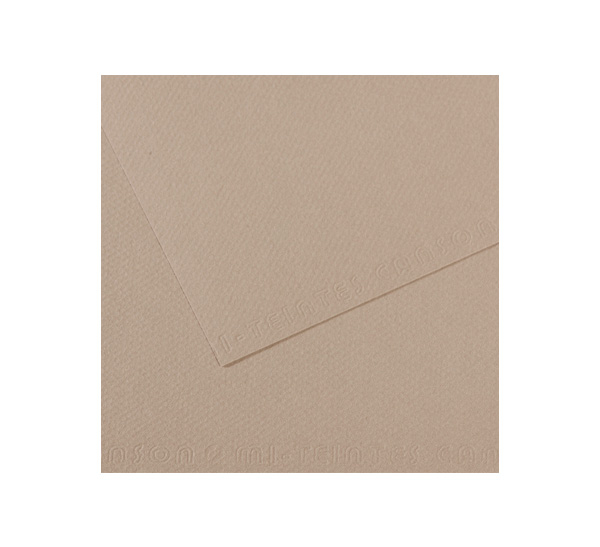 Бумага для пастели Canson "MI-TEINTES" 50x65 см 160 г №122 серый фланель