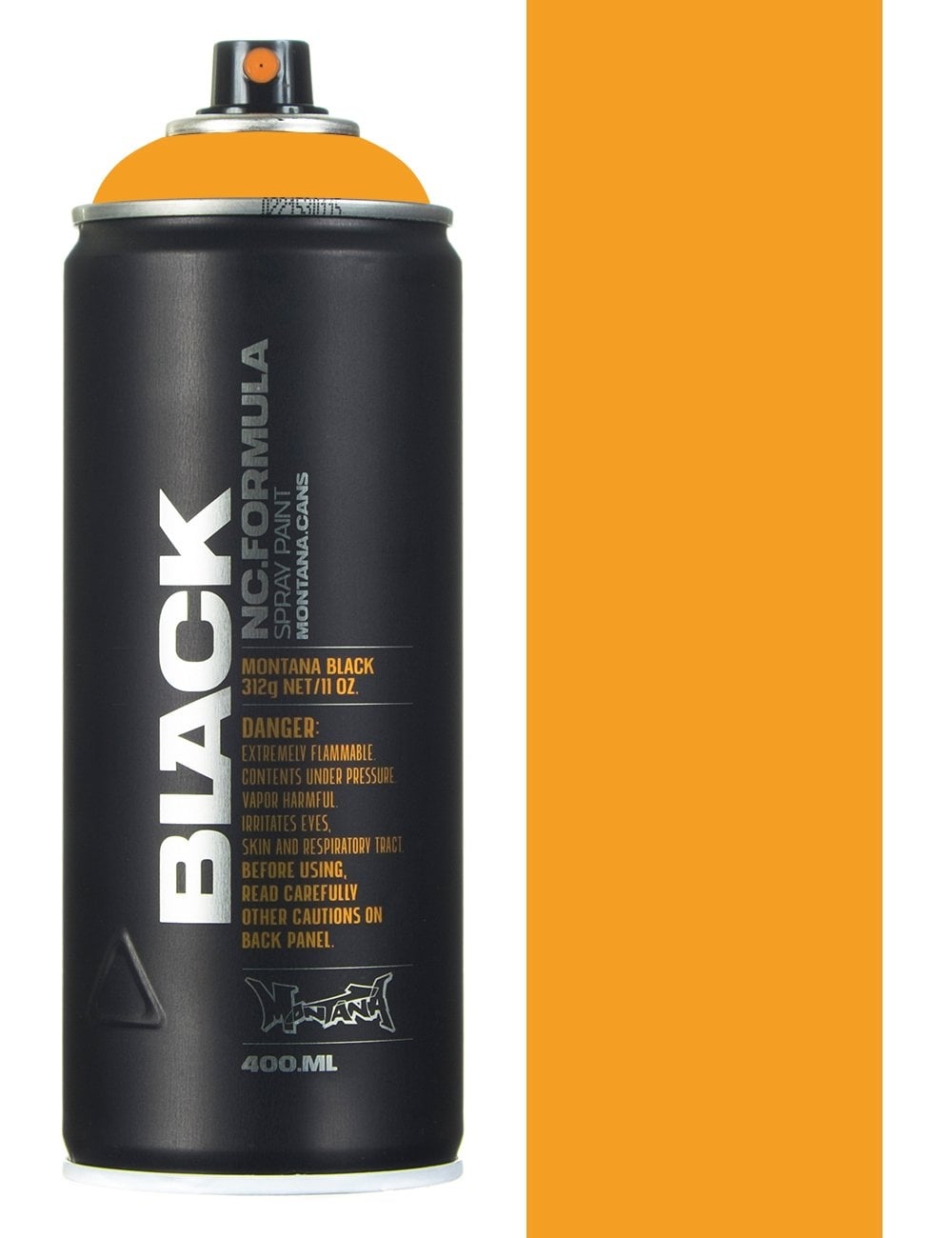 Краска для граффити Montana "Black" 400 мл в аэрозоли, светло-оранжевая