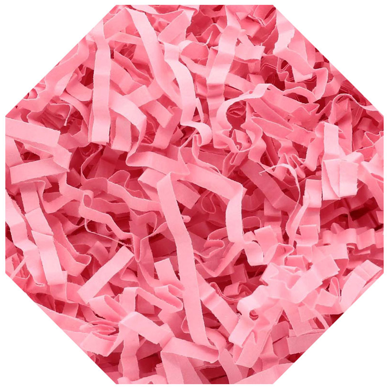 Бумажный наполнитель MESHU 2 мм, 100 г, розовый колпак бумажный мордочка
