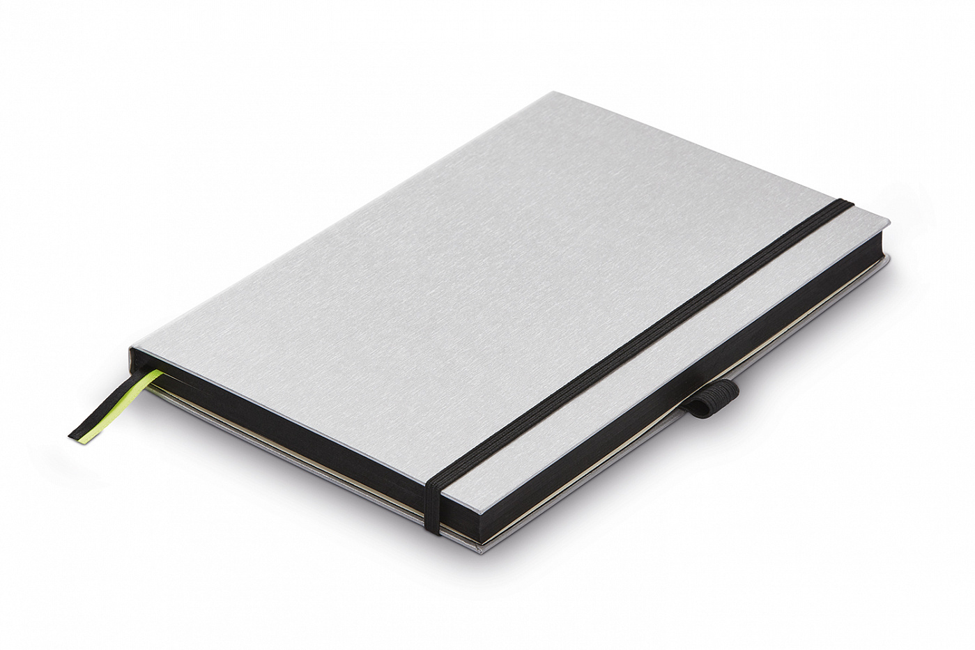 Записная книжка LAMY А6 192 стр, жесткая обложка серебристого цвета, обрез черный записная книжка синтетическая бумага серебряная 120 листов а5