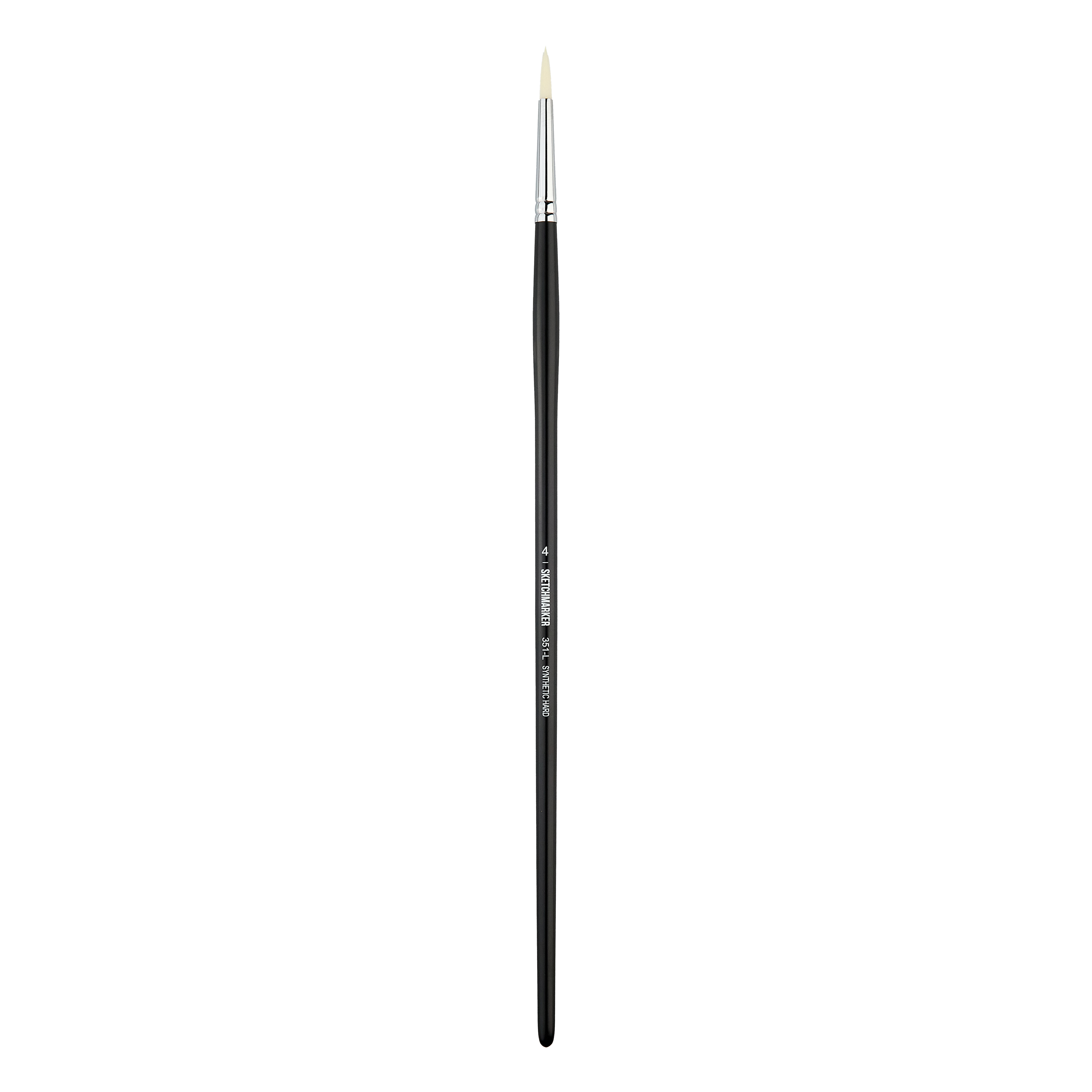 Кисть жесткая синтетика 4 круглая Sketchmarker quot351 quot ручка длинная 213₽