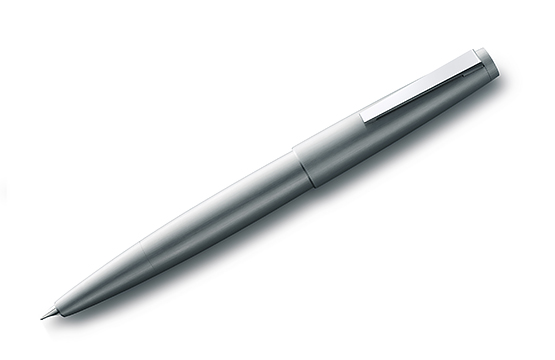 Ручка перьевая LAMY 002 2000, EFg Матовая сталь ручка шариковая lamy 201 2000 m16