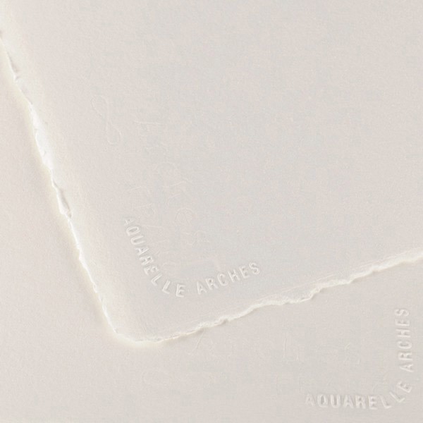 Альбом-склейка для акварели Arches Satin 31x41см 20 л 300 г Натуральный белый