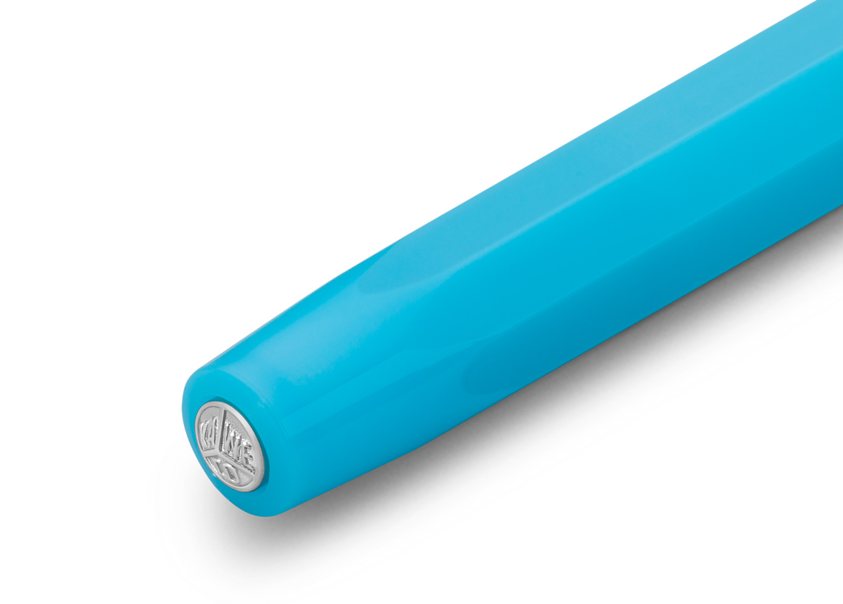 Ручка перьевая Kaweco CLASSIC FROSTED Sport EF 0,5 мм, чернила синие, корпус светло-черничный KW10001875 - фото 4