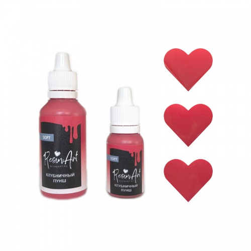 Краситель для эпоксидной смолы ResinArt 10 мл Клубничный Пунш