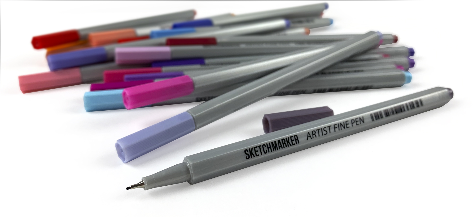 Набор капиллярных ручек SKETCHMARKER Artist fine pen 12 цв., разный состав SKM-AFP-12BAS1;SKM-AFP-12BAS2;SKM-AFP-12BAS3;SKM-AFP-12BAS4 - фото 4
