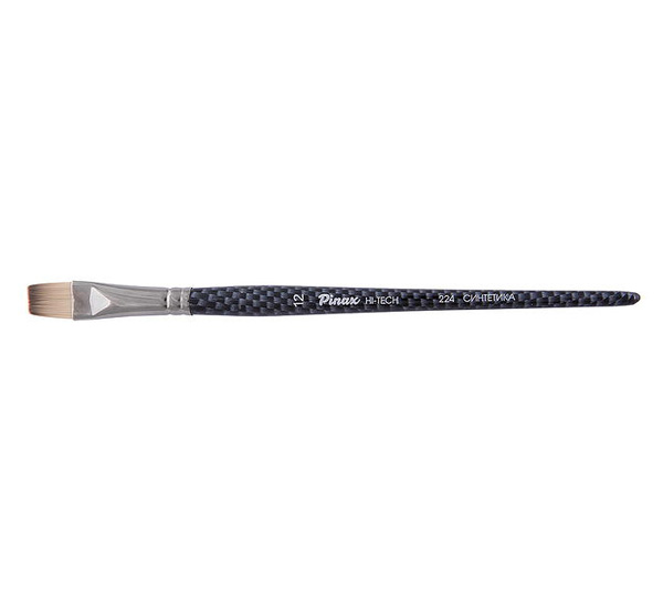 Купить Кисть синтетика №4 плоская Pinax HI-TECH 224 короткая ручка, Китай