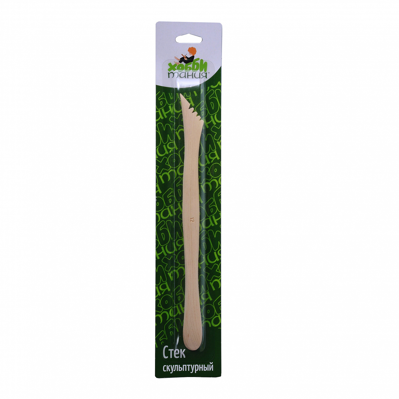 Стек деревянный двухсторонний, длина 20 см, №12 нож разделочный regent inox nippon длина 200 320 мм