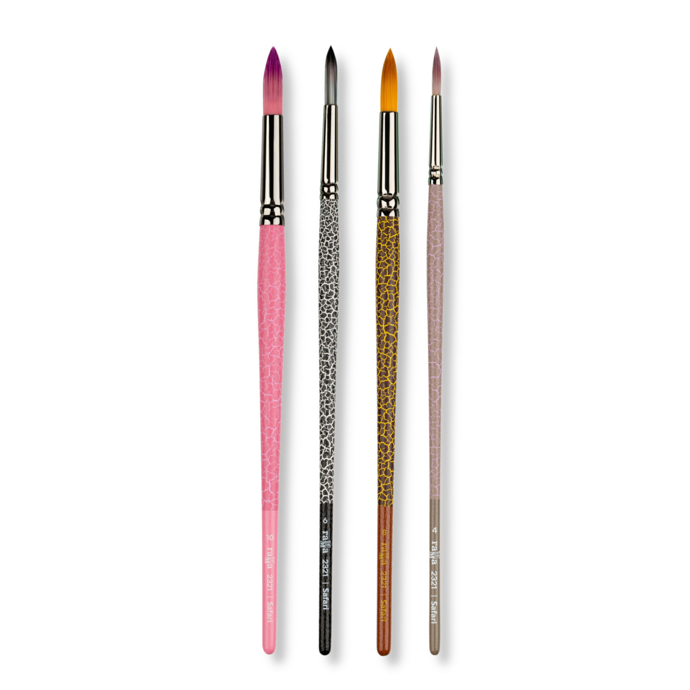 Кисть синтетика круглая Гамма Safari средняя ручка 251₽