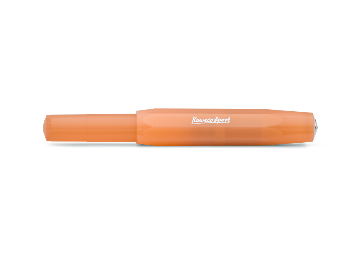 Ручка перьевая Kaweco CLASSIC FROSTED Sport, чернила синие, корпус мандариновый KW10001847;KW10001849 - фото 2