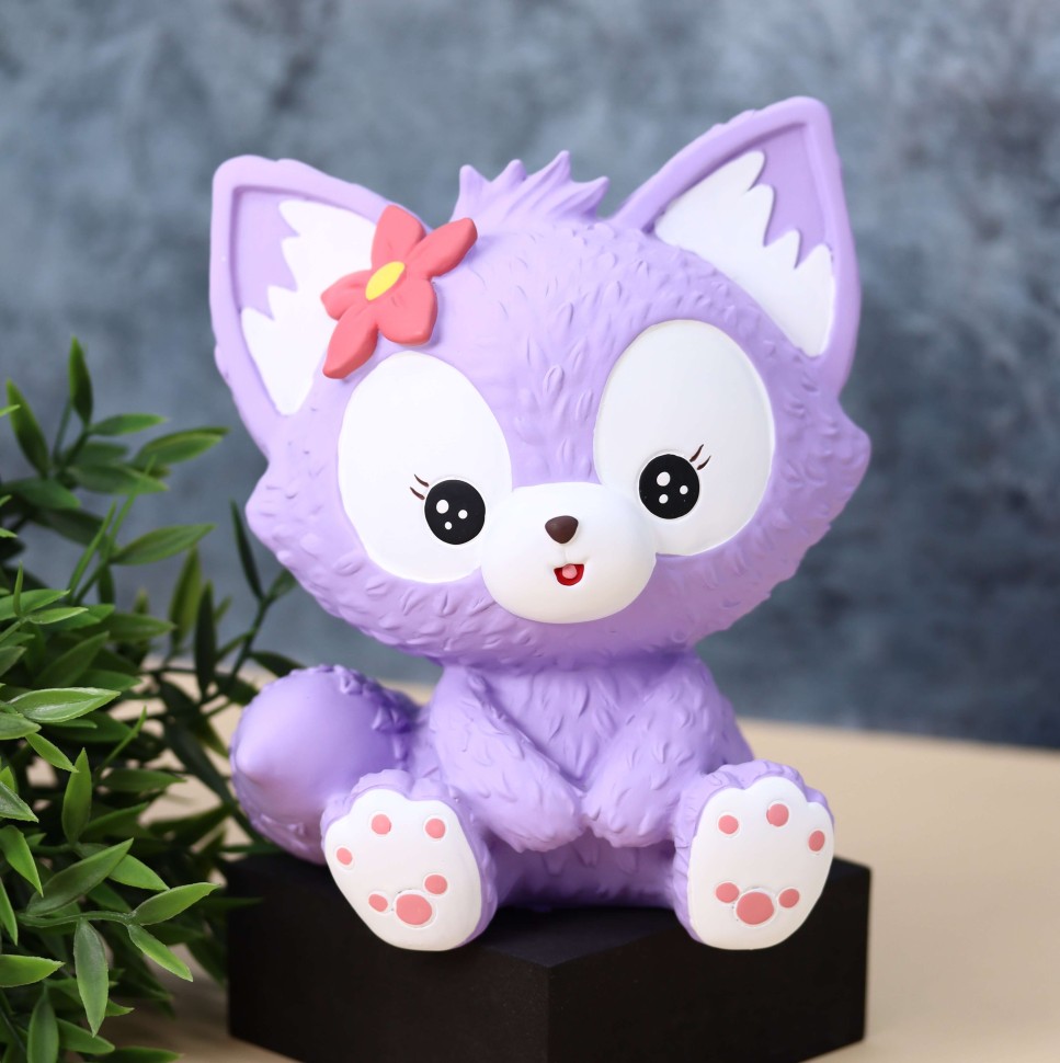  Flower fox, purple