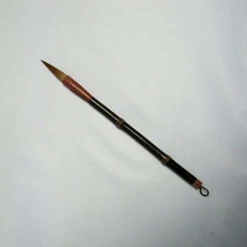 Кисть для каллиграфии WB-114, волос смешанный, ручка бамбуковая кисть для каллиграфии из козы пони ворс сред мягк диам 15 мм calligra 225 1 ручка деревянная