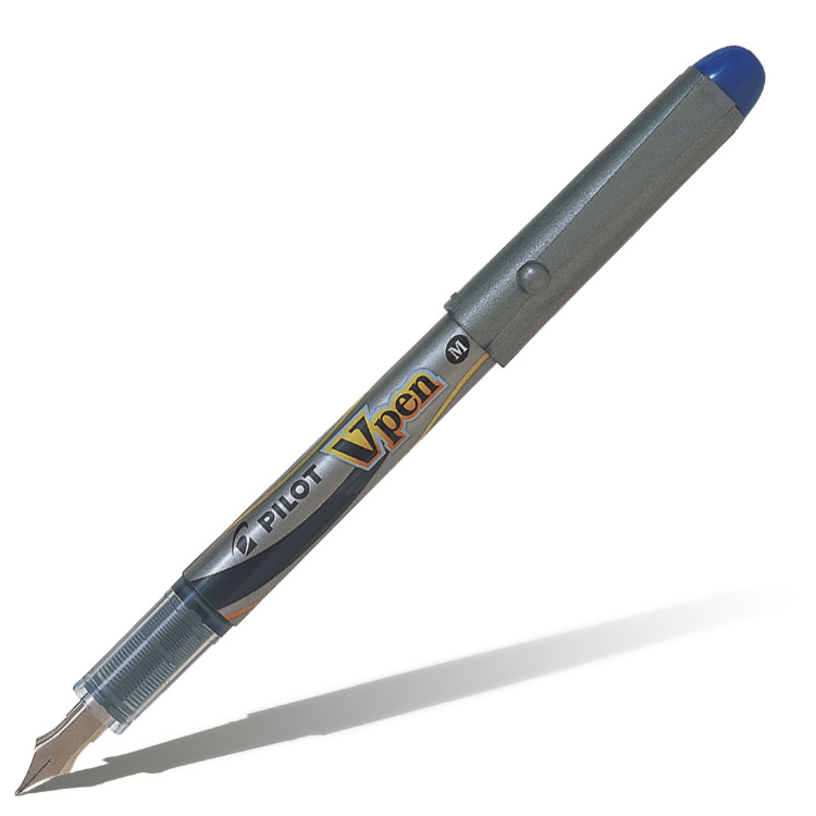 Ручка перьевая одноразовая Pilot "Vpen" M, синие чернила