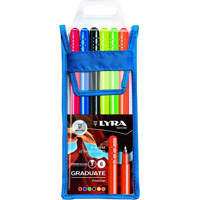 Набор цветных линеров Lyra 