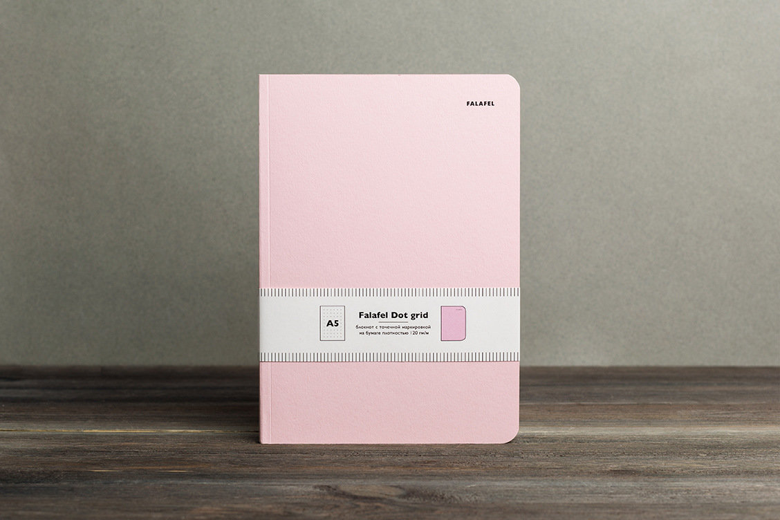 Блокнот для записей FALAFEL BOOKS А5 Pink. блокнот для записей а5в pink