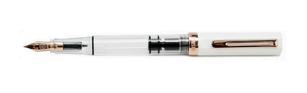 Ручка перьевая TWSBI ECO Rose Gold, Белый ручка перьевая twsbi eco