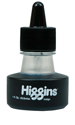 Чернила Higgins Dye-based 29,6 мл, цвет индиго