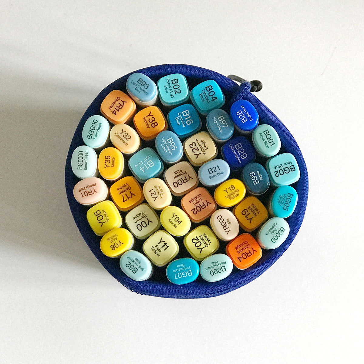 Купить Мешок-пенал для маркеров Maxgoodz Marker Bag размер L, синий-электрик, Россия