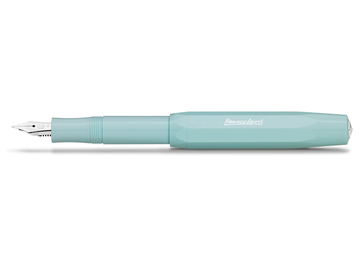 Ручка перьевая Kaweco SKYLINE Sport F 0,7 мм, чернила синие, корпус мятный кабаретные пьесы серебряного века