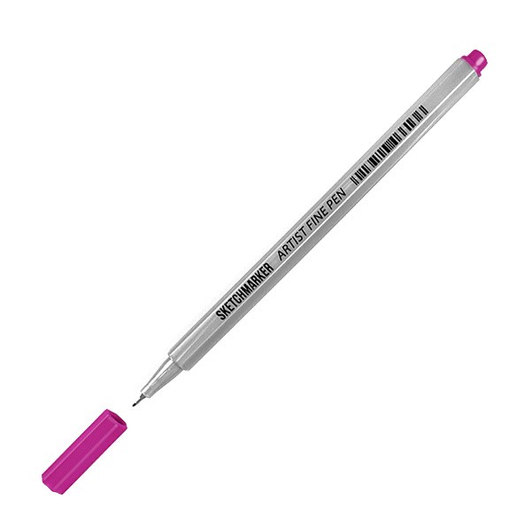 Ручка капиллярная SKETCHMARKER Artist fine pen цв. Розовый дикий ручка капиллярная sketchmarker artist fine pen цв зеленый пигмент