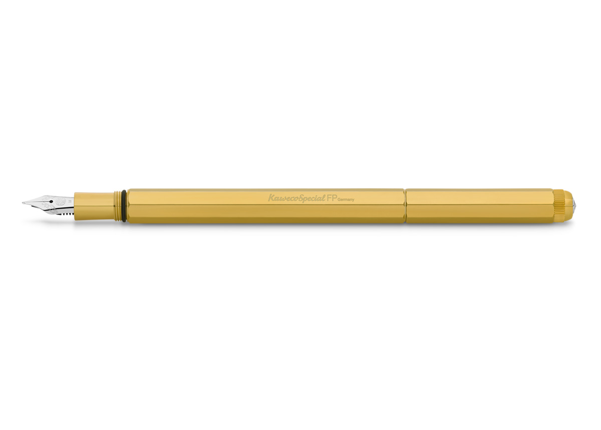 Ручка перьевая Kaweco SPECIAL M 0,9 мм, чернила синие, корпус латунный KW10001392 - фото 1