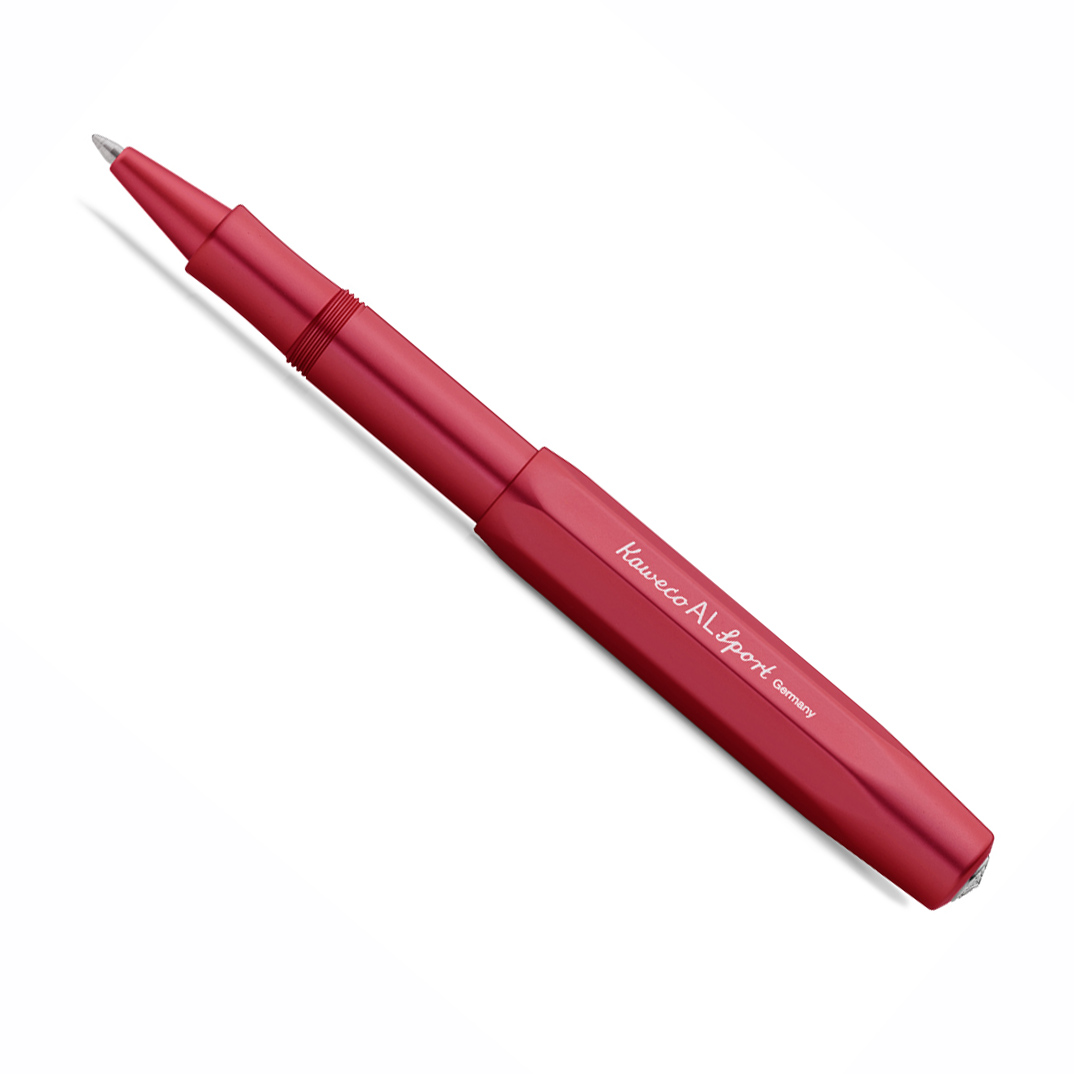 Роллер Kaweco AL Sport 0,7 мм, корпус красный ручка шариковая kaweco classic sport 1 0 мм корпус белый