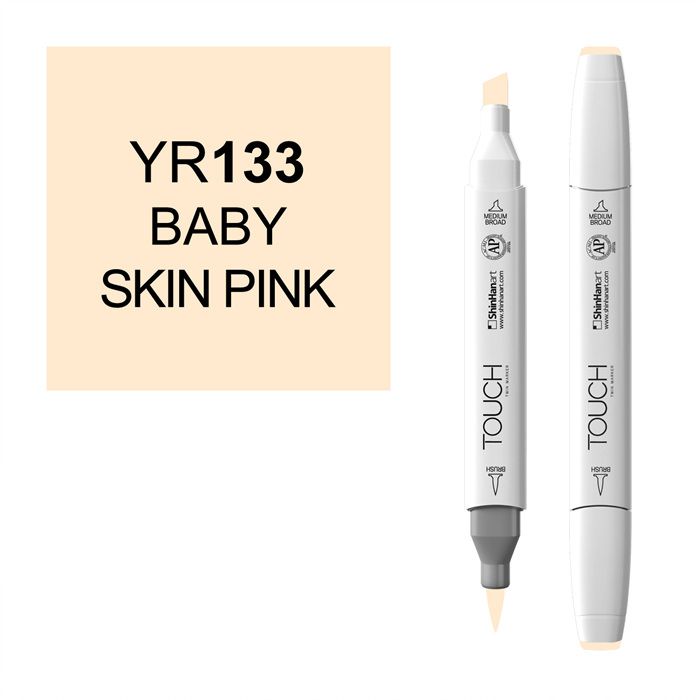 Маркер спиртовой BRUSH Touch Twin цв. YR133 нежный телесный