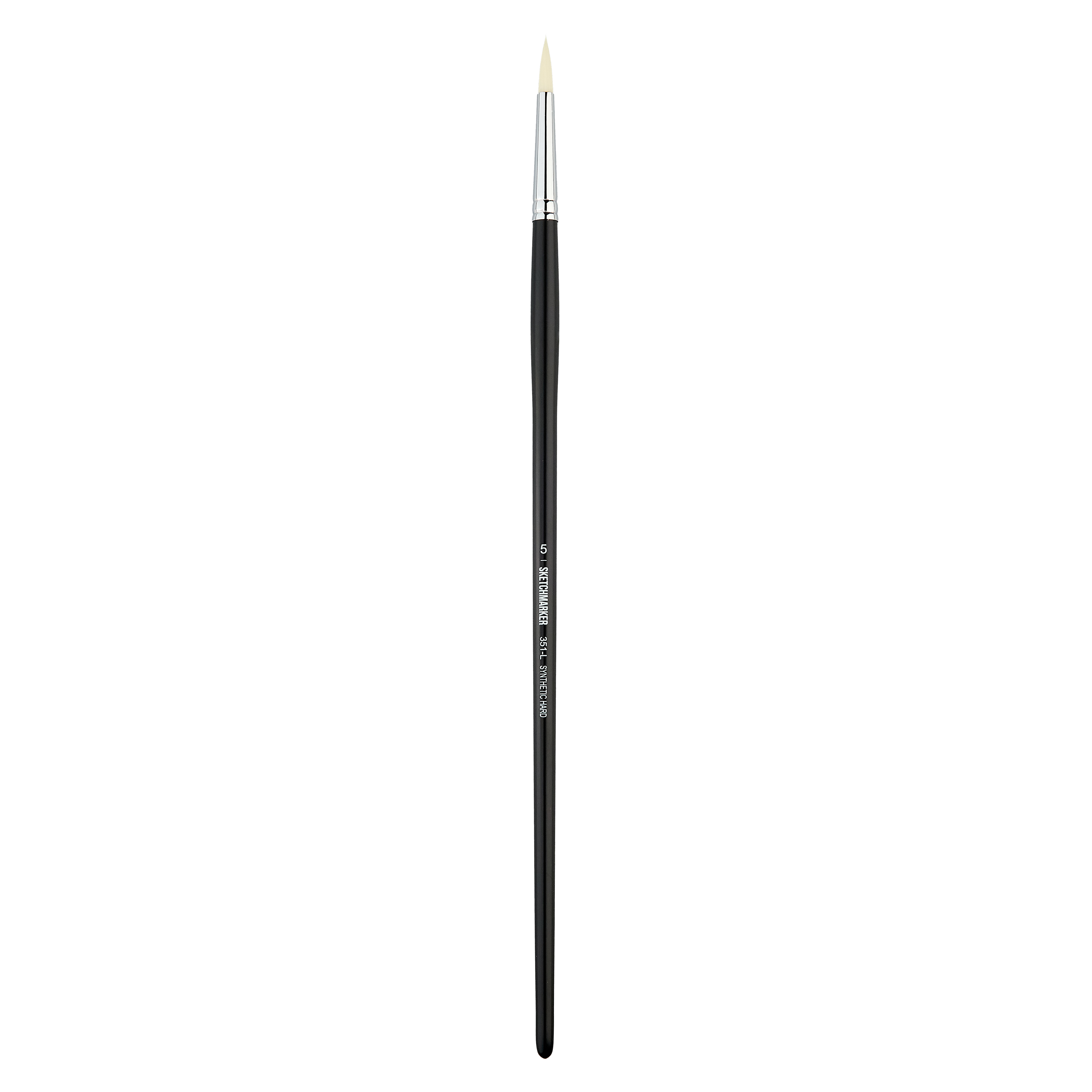 Кисть жесткая синтетика №5 круглая Sketchmarker "351" ручка длинная
